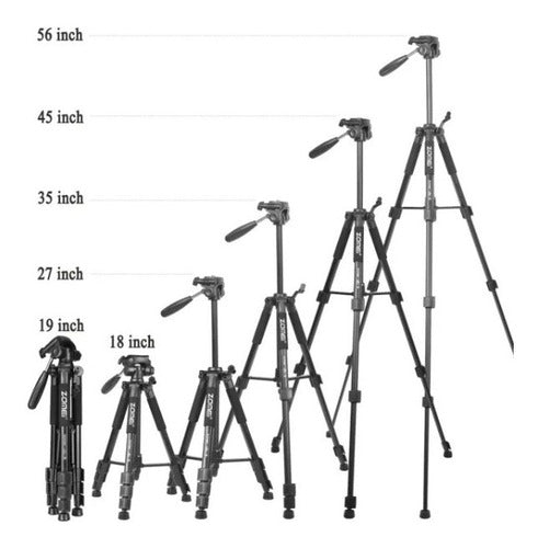 Tripode Zomei Q111 De Aluminio Fotografia Soporte Camara 2