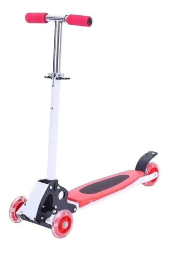 Foldable Reinforced 4-Wheel Scooter for Kids in Various Colors 0
