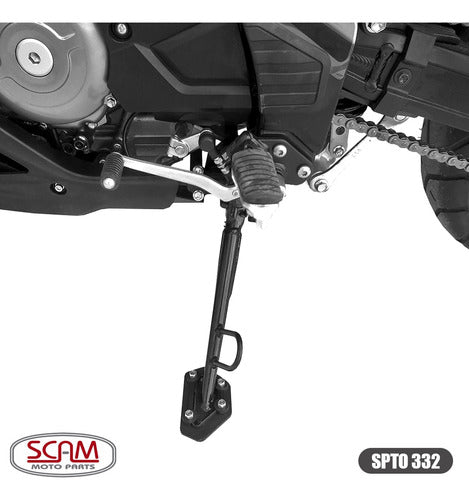 Scam Extensor Pata Lateral Suzuki Vstrom 650 14/18 Mk Motos #03 1