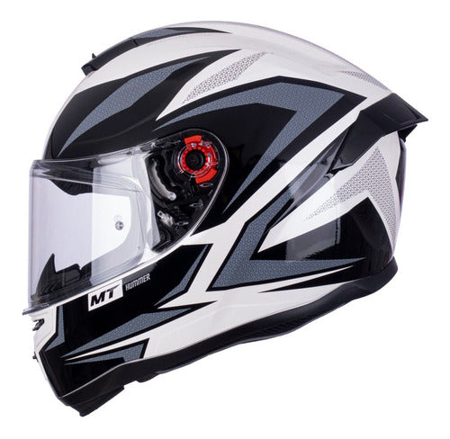 MT Helmets Stinger Hummer Integral Motorcycle Helmet - Stark Lycan Qualit 1