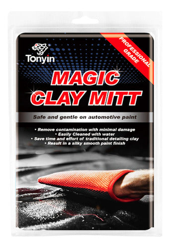 Tonyin - Guante Microfibra Clay Mitt - Descontaminado Autos 0