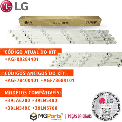 Kit Barras Led Original LG 39ln5400 39ln5700 39la6200 1