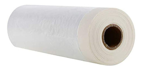 Topsoon Pretaped Masking Film Painters Drop Cloth Pared Protección 2