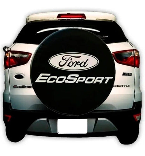 Funda Cubre Rueda Aux - Ford Ecosport - Logo Blanco Tam 16´ 0