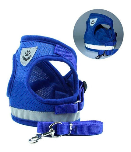 Padded Harness with Leash for Small Dogs and Cats - Various Sizes 1