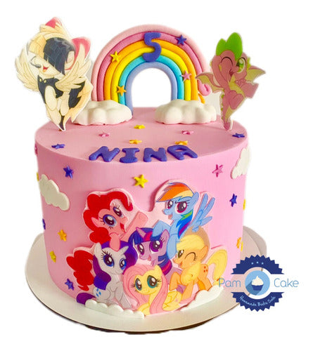 PamCakehouse Torta Artesanal My Little Pony Personalizada Mi Pequeño Pony 0