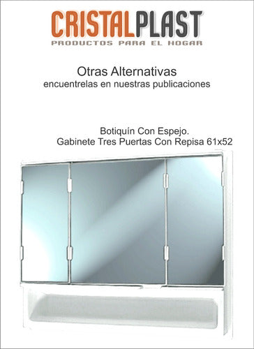 Medicine Cabinet with Mirror 1 Door 54x72x15 8