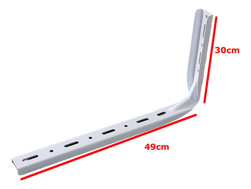 SC Metalúrgica 2 Ménsulas Blancas Aire Acond. 49cm 4000/8000 Frigorías 1