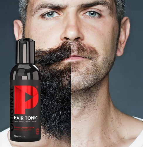 Tônico Capilar Play 120ml Barba Crescer Pacote 6 Unidades 2