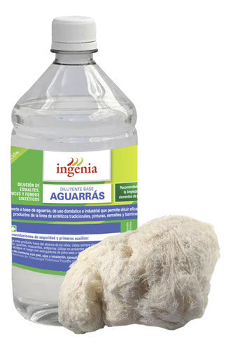 Ingenia Estopa Lustre + Aguarras Diluyente 0,9L 0