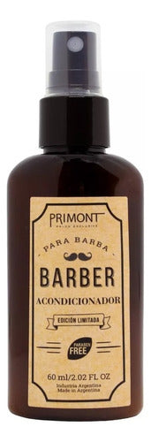 Kit Primont Barber Shampoo Cera Acondicionador Serum Barba 2