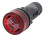 TBCin Indicator Ojo Buey Zumbador Buzzer 220V with Red LED Diameter 22mm 1