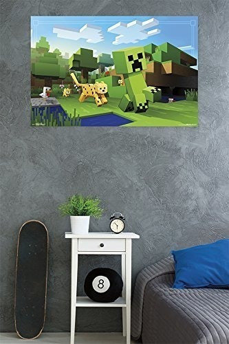 Vinilo Decorativo Pared [1k8ickcy] Minecraft 1