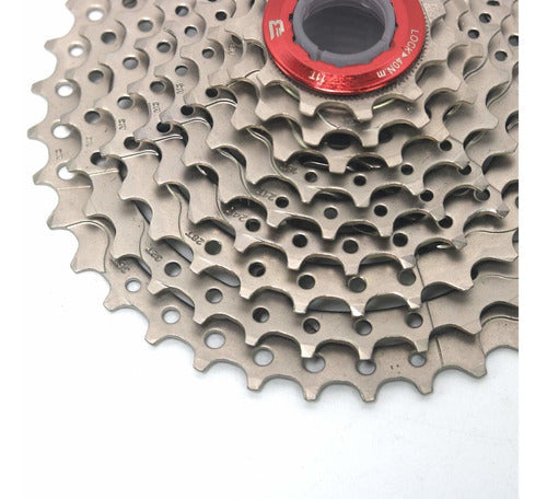 Bolany 9 Speed Cassette Mtb Cassette Silver 11-36t 1