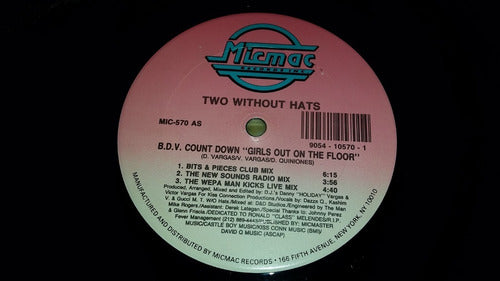 Two Without Hats Bdv Count Down Vinilo Maxi Usa 1994 1