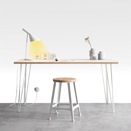 VisualizarDesign Nordic Scandinavian Desk 105x55 Hairpin Legs 1