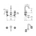 Hidromet Semplice 7001CRCR Bathroom Sink Mixer 1