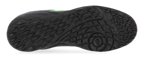 Lotto Stadio Tf Soccer Shoes in Black and Green for Men 4