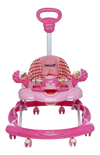 Baby Walker Car-Duck with Handle and Musical Tray with Toys 9