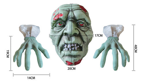 Jardim Assustador Zumbi Decoração Horrível Gramado 1