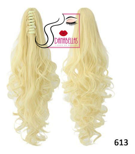 Extensión Peluca Cola Caballo C/ Broche Simil Pelo Natural 4