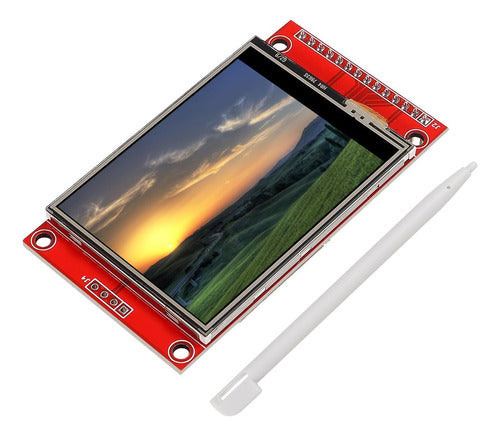 Display Lcd Color Tft 2.4 240x320 Spi Sd Ili9341 Tactil 0