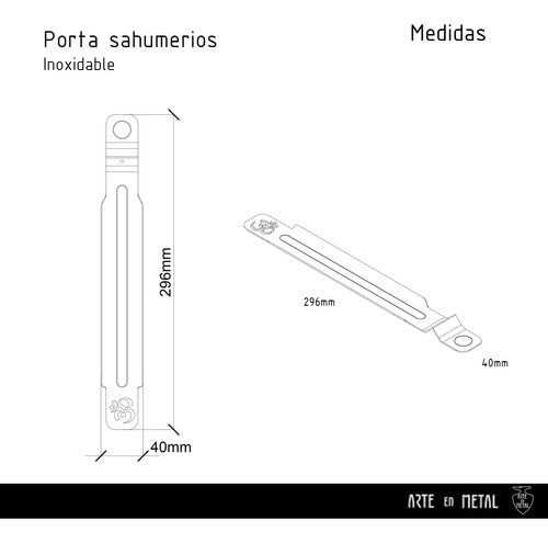 Deco Porta Sahumerios Porta Conos Ohm De Acero Inoxidable X10 1