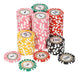 Luobao 14 Gram Clay Premium Poker Numbered Chips 0