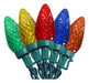 WATERGLIDE C9 Christmas Lights, 50 Units, 24.5 Feet, Polygonal, Multicolor 0