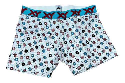 XY Cromosoma Boxer Shorts in Cotton and Lycra Prints - Art 1313 0