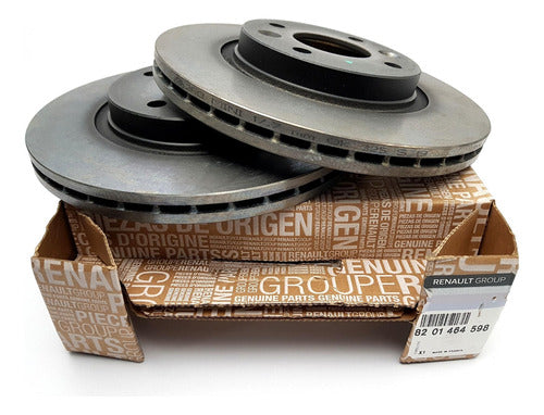 Renault Kit X 2 Ventilated Brake Discs 259mm 0