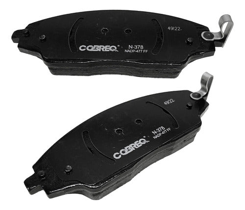 Set of Brake Pads for Chevrolet Spin Cobalt Sonic 2013 1