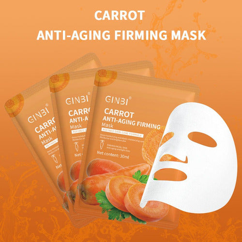 GINBI Carrot Hydrating Radiant Skin Mask 3