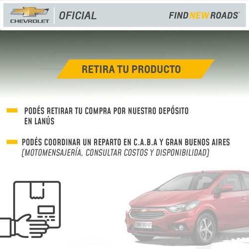 Chevrolet Moldura Faro Auxilia Derecho Onix Prisma P/pintar 2