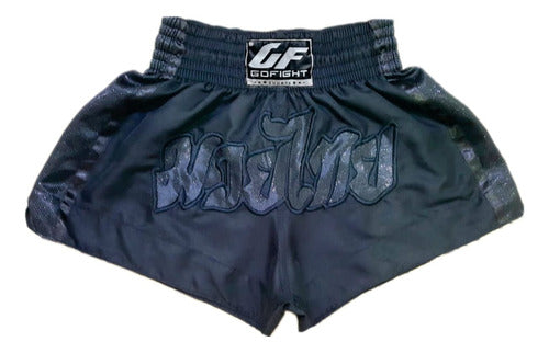 Short Muay Thai Black Mamba Go Fight 0