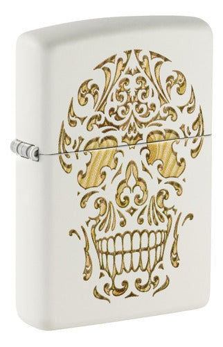 Zippo Encendedor 48710 Sugar Skull Design Original Garantía 0