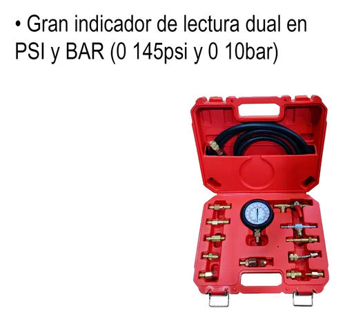 Kit Manometro Medidor De Presion Nafta Inyeccion Guiller 2