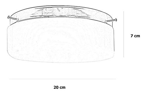 Reflejo Iluminación Plafón Con Copa Escolar De Vidrio Recto Opal De 20 Cm 3