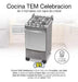 TEM Celebracion Inox 4h Super Gas Tapa De Cristal Loi 3