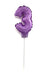 Tu Mundo Violet Number Balloon with Stand 4