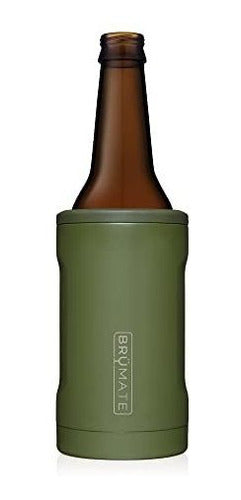 Enfriador De Botella De Cerveza 12 Oz Acero Brumate Verde 0