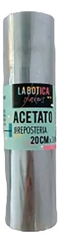 Acetato 20cm Alto Rollo X 3 Metros Postre Torta - La Botica- 0