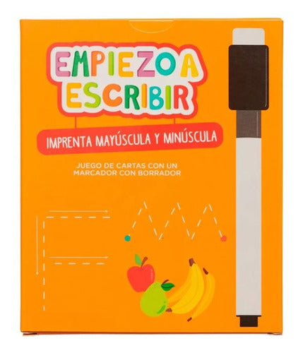 Juego Infantil Cartas Didácticas Empiezo A Escribir Imprenta 0