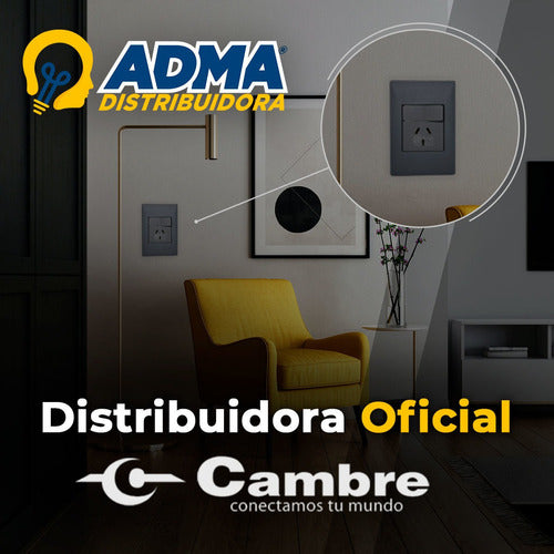 Módulo Dimmer Cambre Regulador De Luz Apto Led 8838 Pack X4 4