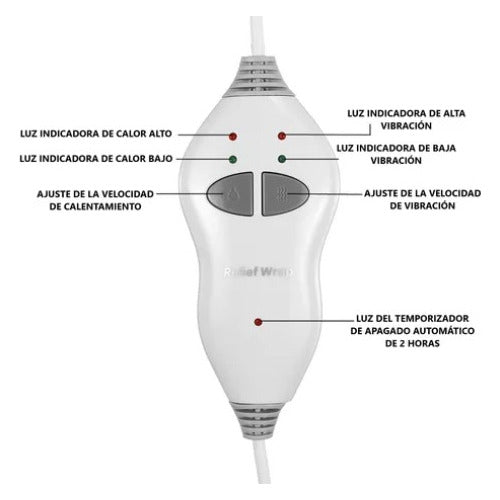 Mercadoshop ThermapulseR Relief Wrap: Heat Massager for Neck, Back, and Shoulders 4