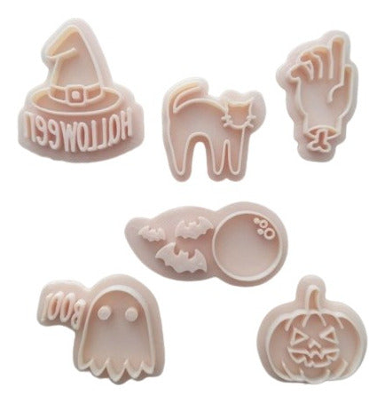 Ceramic Cookie Stamps Markers Set Halloween Terror - Pack of 6 0