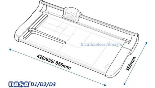 Cizalla Guillotina Rotativa Profesional Dasa D2 15 Hjs A-3 2