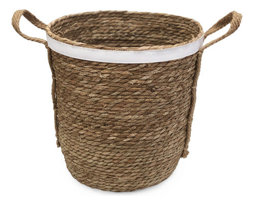 Feel Bazar Seagrass Baskets N2 with Handles Fashion Deco 0