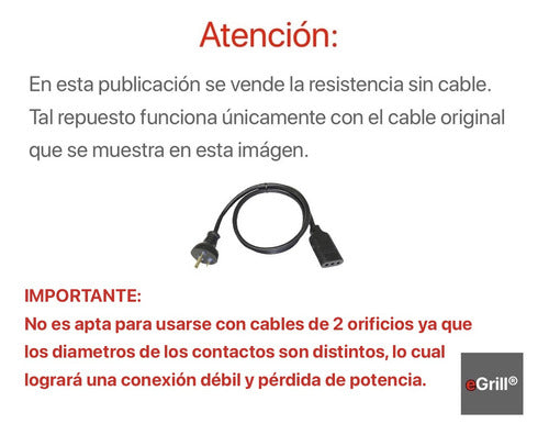 Caloblin® Electric Resistance for Small Grill 6