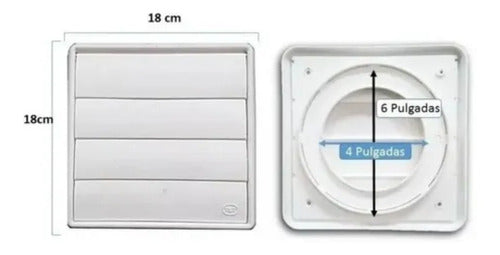 TST Mobile Slat Blind for Extractors and Hoods 4 or 6 1